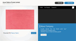 Desktop Screenshot of polarfleeceindia.com